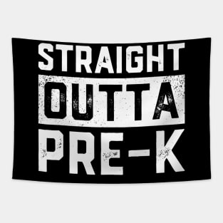 Straight Outta Prek Tshirt Funny Graduation Gift Kids Tapestry