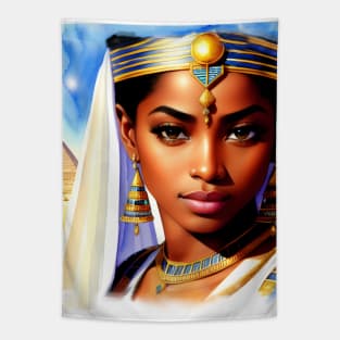 Nubian Egyptian Princess Tapestry