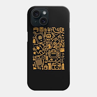 TRAVEL AND TOURISM ICONS Phone Case