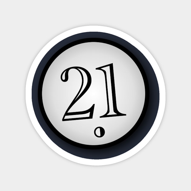 Twenty-one Magnet by C E Richards