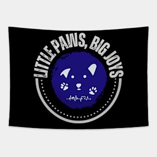 Little Paws Big Joys Tapestry