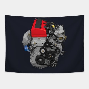 F20c Engine Tapestry