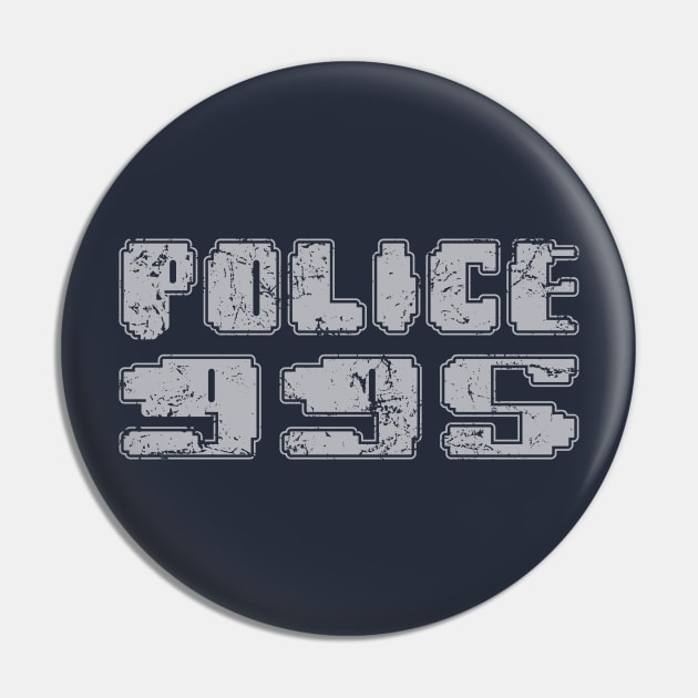 Blade Runner Police 995 Logo (aged and distressed) Pin by GraphicGibbon