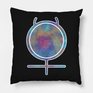 Mercury Astronomical Symbol Pillow