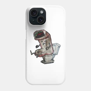 Pooping Burrito Phone Case