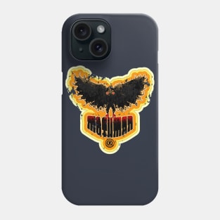 Mothman Vintage Retro Distressed 70's Art Funky Cool Phone Case