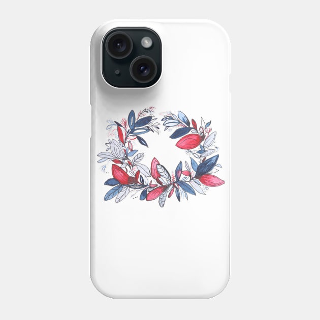 Fourth of July Wreath | Collection Phone Case by Shirtacle