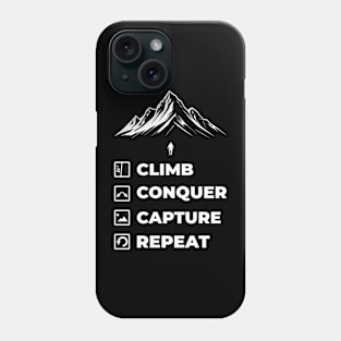 Climb Repeat Phone Case