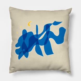 Modern Starry Night | Digital art Pillow