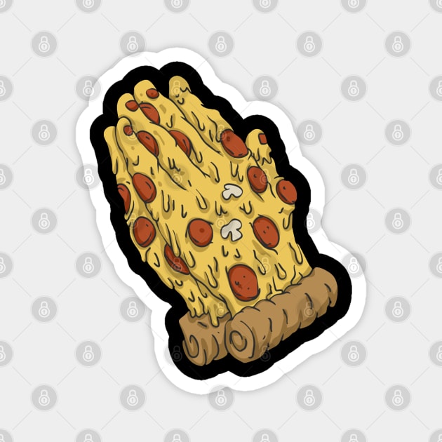 Pizza Prayer Magnet by Mako Design 