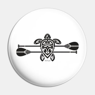 Tribal Turtle Stand-Up / Maui Pin