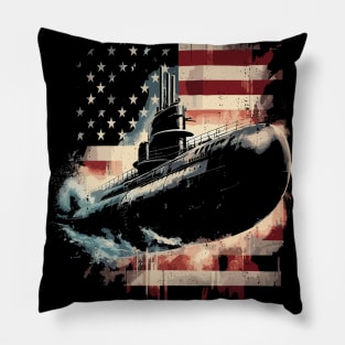 American Submarine Pillow