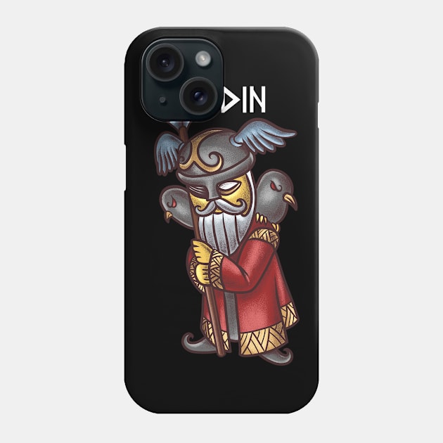 Odin - The One Eyed All Father! Norse Design Viking Mythology Phone Case by Holymayo Tee