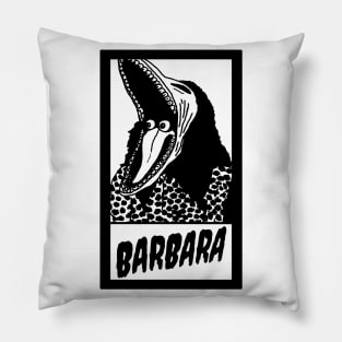 Barbara Dead Monster Halloween Spooky Horror Ghost Cult Vintage Retro 80's Pillow