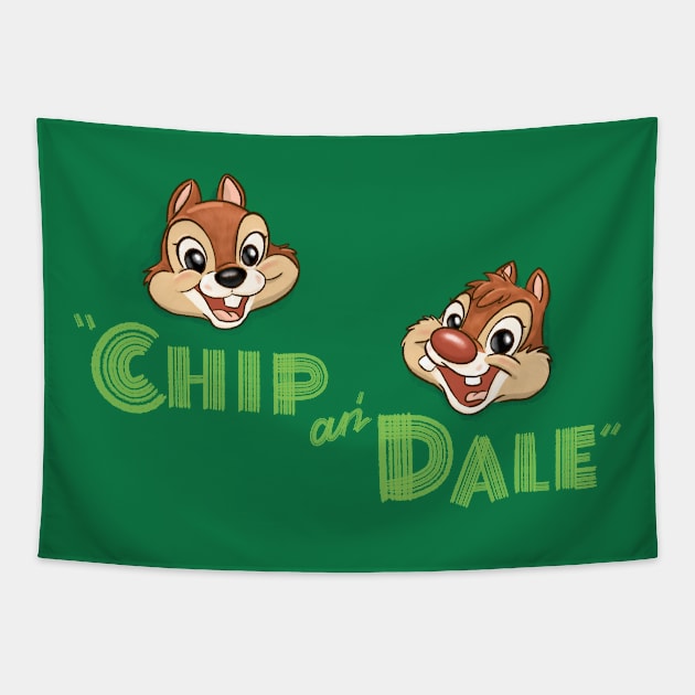 Chip n dale Tapestry by CKline