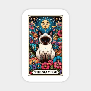 Siamese Cat Tarot Card Magnet