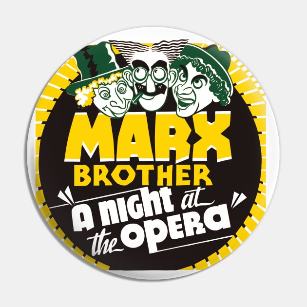 The Marx Brothers in A Night at the Opera Pin by MovieFunTime