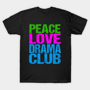 Love Drama Club Baby Pink & White Design T-Shirt