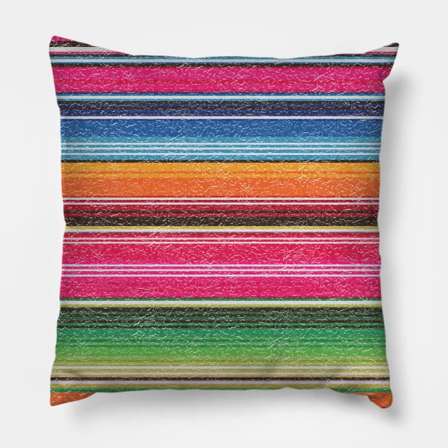 Mexican Blanket Pattern Pillow by Heyday Threads