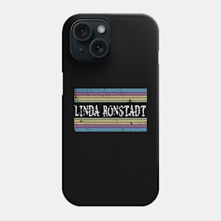 linda r retro rainbow Phone Case