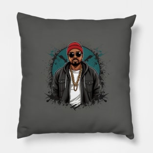 golden girl thug life Pillow