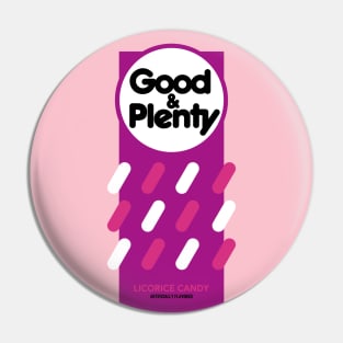 Good & Plenty Pin