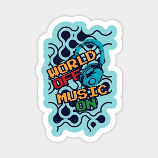 WORLD OFF by WOOF SHIRT Magnet