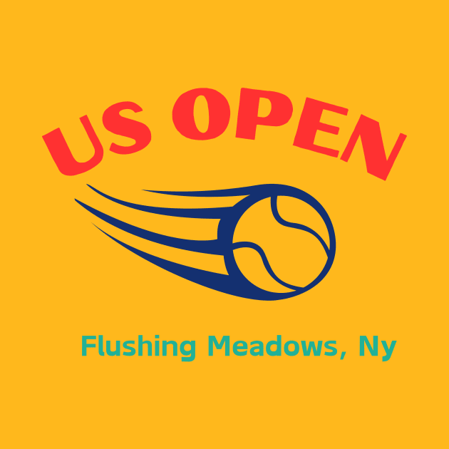 Us open tennis by Benjamin Customs