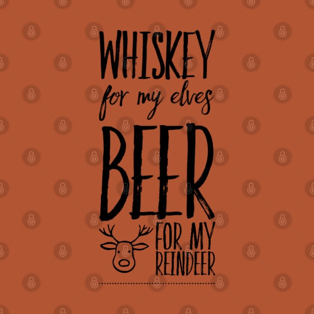 Whiskey for my elves,Beer for my Reindeer by MNZStar