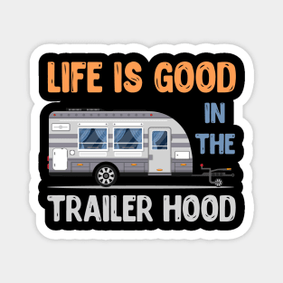 I'M Simple Camping Wine Dog Flip-Flops Lover Women Shirt Tee Magnet