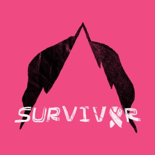 Cancer Survivor Mountain T-Shirt