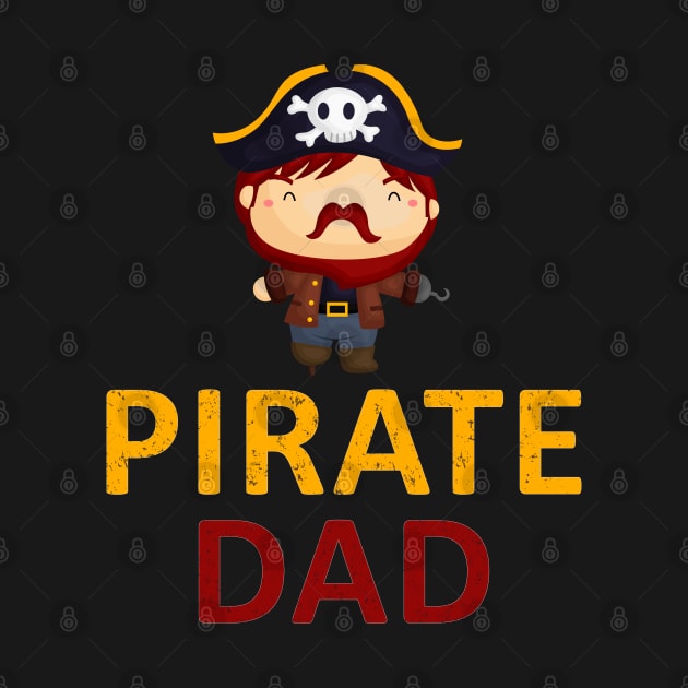 Pirate Dad pirate shirt for men by madani04