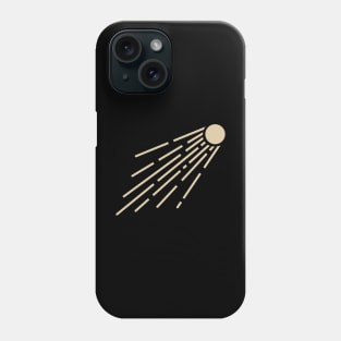 Gold shooting star Phone Case