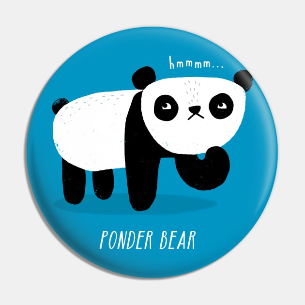 Ponder Bear Pin by DinoMike