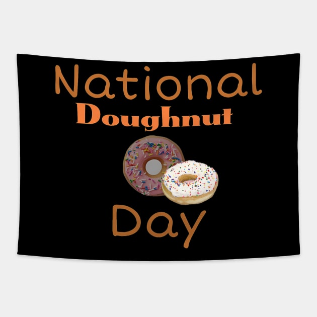 National doughnut day Tapestry by ZIID ETERNITY