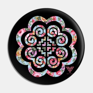 Hmong Floral Pin