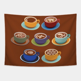 Lot of Lattes Tapestry