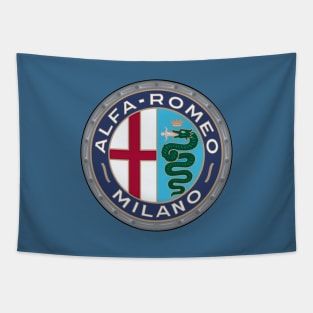 Alfa Romeo Milano Vintage logo Tapestry