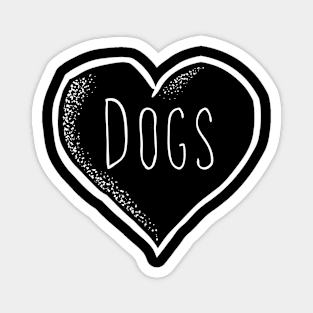 Heart Dogs Magnet