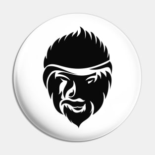 Black Monkeyman Pin