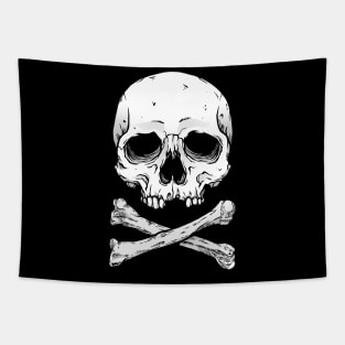 Skull and Bones Tapestry