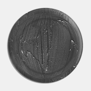 Gray Marble Pattern Bubble Planet Pin