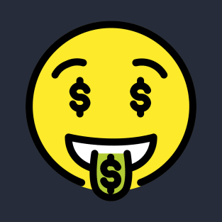 Money Mouth Emoji T-Shirt