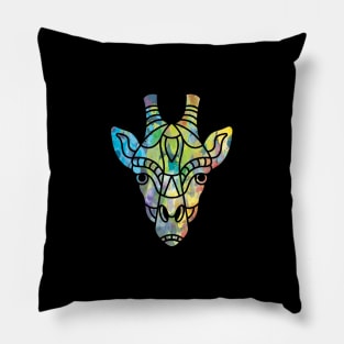 Cool giraffes colorful tshrit Pillow