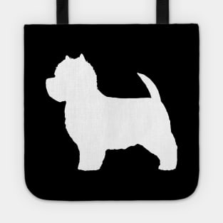 West Highland White Terrier Silhouette Tote