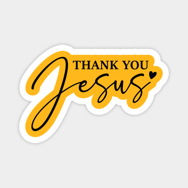 Thank you Jesus Magnet by David's Store 3