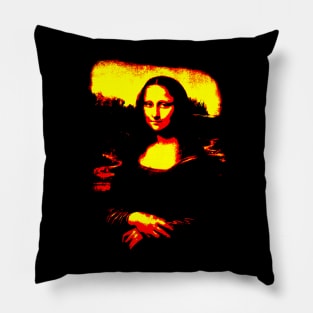 Mona Lisa by Leonardo da Vinci 2 Pillow