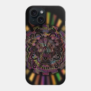 Aztec Sun Psychedelic Mask Phone Case