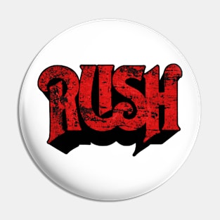 Red texture rush vintage Pin