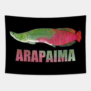 Arapaima - freshwater giant Drawn detailed Tapestry